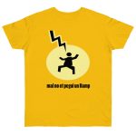 Camiseta punto liso - Amarillo dorado - Camiseta «Mal no et toqui un llamp»