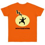 Camiseta punto liso - Naranja - Camiseta «Mal no et toqui un llamp»