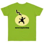 Camiseta punto liso - Verde orquidea - Camiseta «Mal no et toqui un llamp»