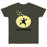 Camiseta punto liso - Caqui urbano - Camiseta «Mal no et toqui un llamp»