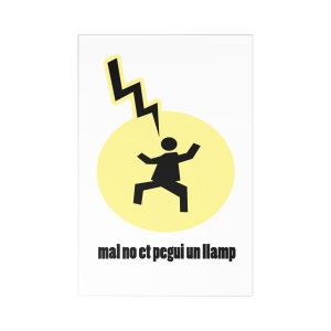 Postales (7 uds.) - Camiseta «Mal no et toqui un llamp»
