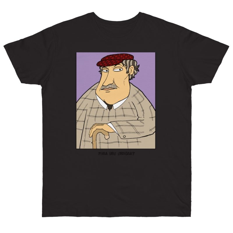 Camiseta punto liso - Negro - Camiseta «Fora des sembrat» Camiseta punto liso - Negro - Camiseta «Fora des sembrat»