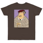 Camiseta punto liso - Marron oso - Camiseta «Fora des sembrat» Camiseta punto liso - Marron oso - Camiseta «Fora des sembrat»