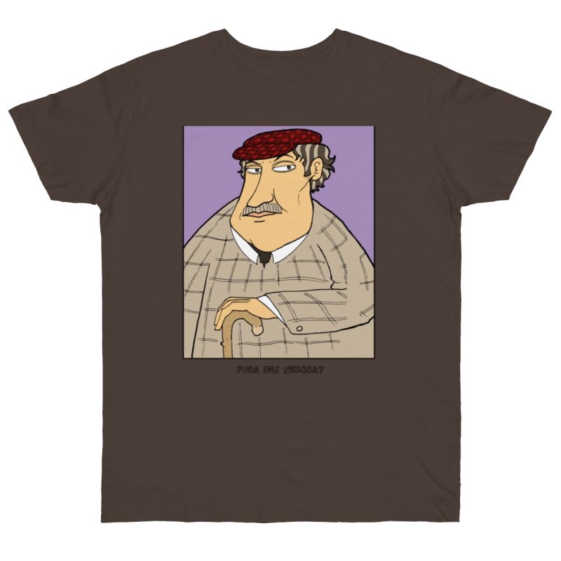 Camiseta punto liso - Marron oso - Camiseta «Fora des sembrat»