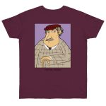 Camiseta punto liso - Burdeos - Camiseta «Fora des sembrat» Camiseta punto liso - Burdeos - Camiseta «Fora des sembrat»