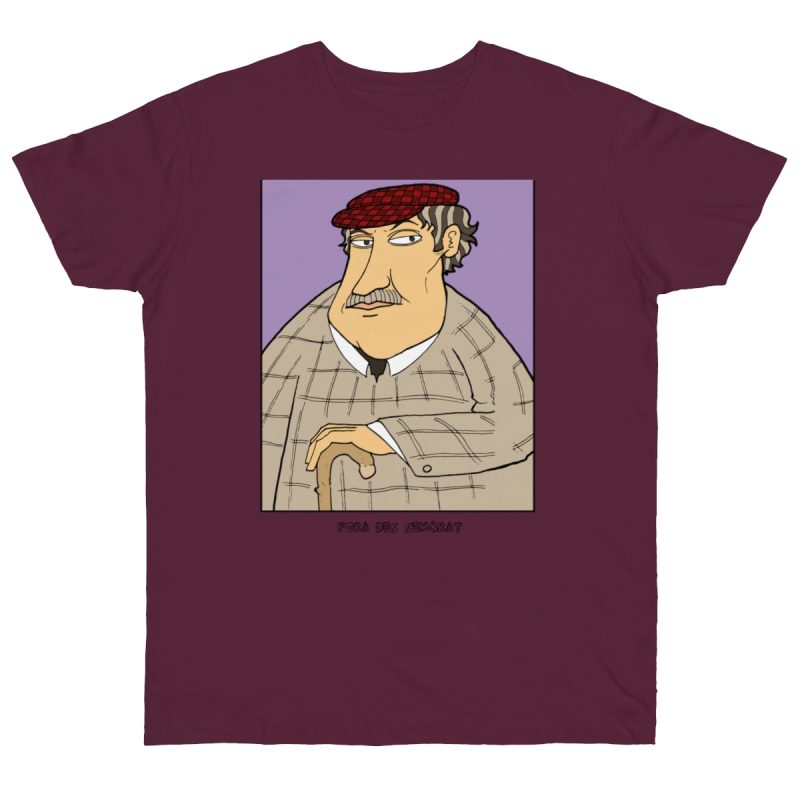 Camiseta punto liso - Burdeos - Camiseta «Fora des sembrat»