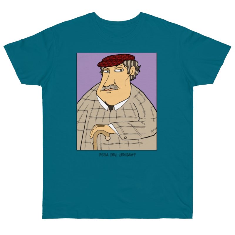 Camiseta punto liso - Azul diva - Camiseta «Fora des sembrat»