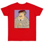 Camiseta punto liso - Rojo fuego - Camiseta «Fora des sembrat» Camiseta punto liso - Rojo fuego - Camiseta «Fora des sembrat»