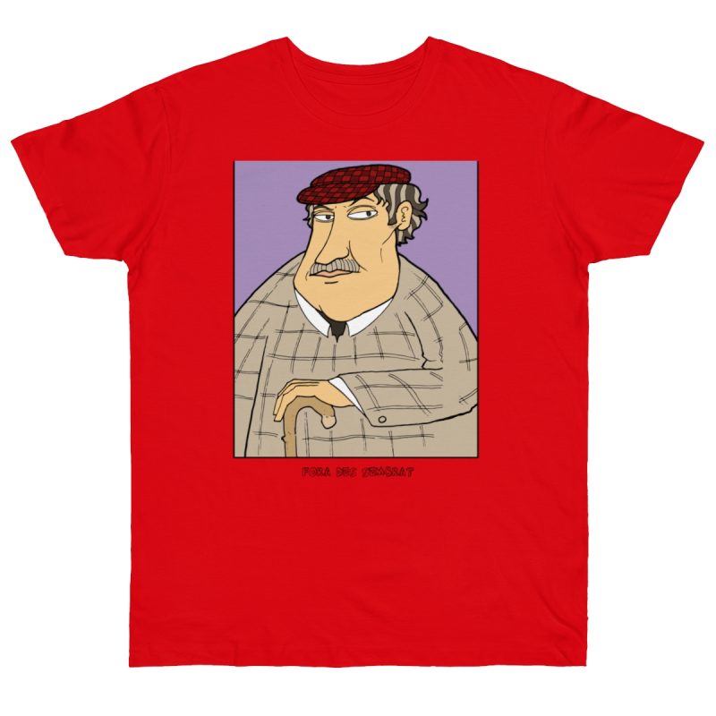 Camiseta punto liso - Rojo fuego - Camiseta «Fora des sembrat»