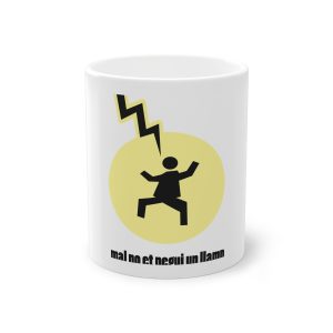 Taza estandar 325 ml - Blanco - Camiseta «Mal no et toqui un llamp»