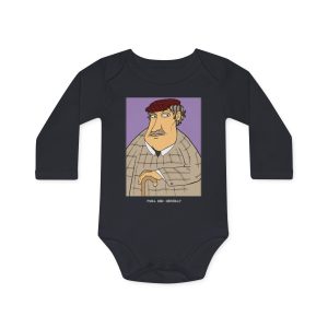 Body bebe manga larga organico - Negro - Camiseta «Fora des sembrat»