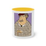 Taza bicolor - Amarillo dorado - Camiseta «Fora des sembrat» Taza bicolor - Amarillo dorado - Camiseta «Fora des sembrat»