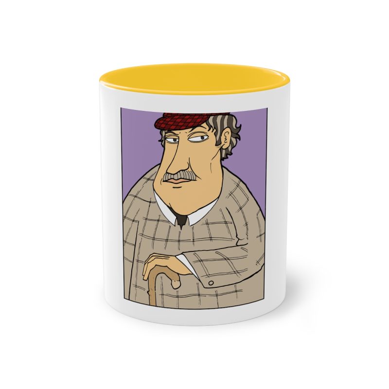 Taza bicolor - Amarillo dorado - Camiseta «Fora des sembrat»