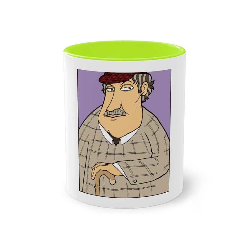 Taza bicolor - Verde claro - Camiseta «Fora des sembrat»