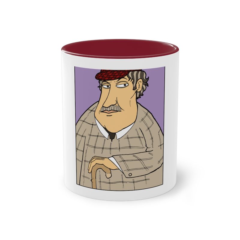 Taza bicolor - Granate - Camiseta «Fora des sembrat»