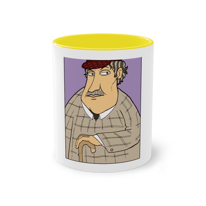 Taza bicolor - Amarillo - Camiseta «Fora des sembrat»
