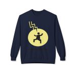 Sudadera Softstyle cuello redondo - Azul marino - Camiseta «Mal no et toqui un llamp»