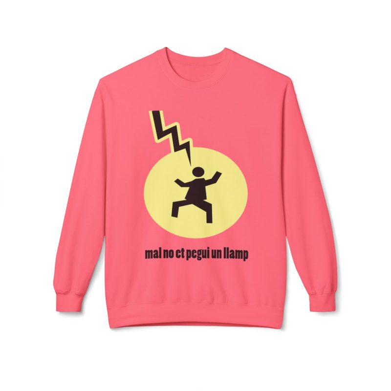 Sudadera Softstyle cuello redondo - Rosa limonada - Camiseta «Mal no et toqui un llamp»