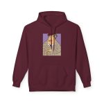 Sudadera Softstyle con capucha - Granate - Camiseta «Fora des sembrat»