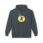 Sudadera Softstyle con capucha - Gris oscuro jaspeado - Camiseta «Mal no et toqui un llamp»