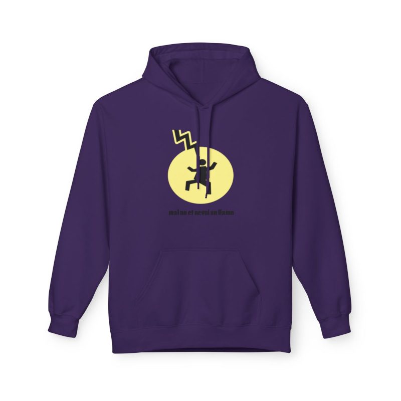 Sudadera Softstyle con capucha - Morado - Camiseta «Mal no et toqui un llamp»