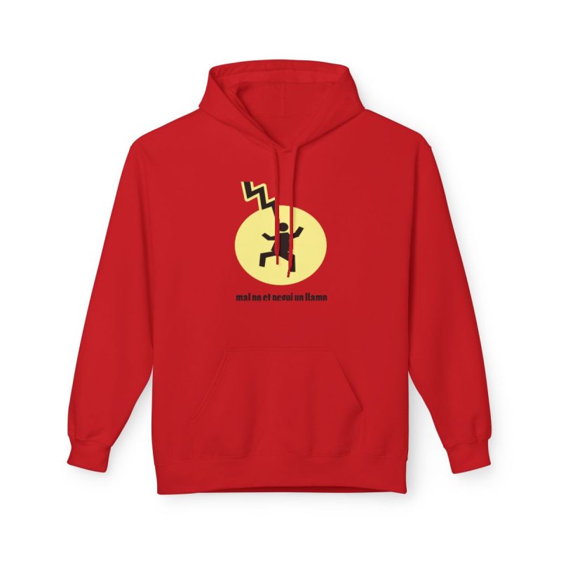 Sudadera Softstyle con capucha - Rojo - Camiseta «Mal no et toqui un llamp»