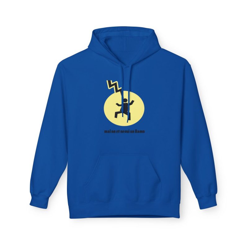 Sudadera Softstyle con capucha - Azul royal - Camiseta «Mal no et toqui un llamp»
