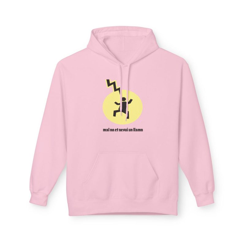 Sudadera Softstyle con capucha - Rosa claro - Camiseta «Mal no et toqui un llamp»