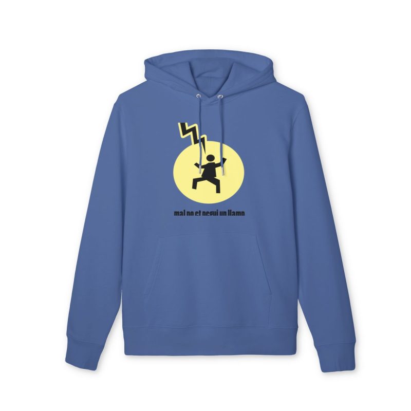 Sudadera Cruiser 2.0 - Azul intenso - Camiseta «Mal no et toqui un llamp»