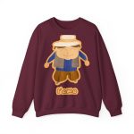 Sudadera cuello redondo - Granate - Camiseta «L’amo» pages