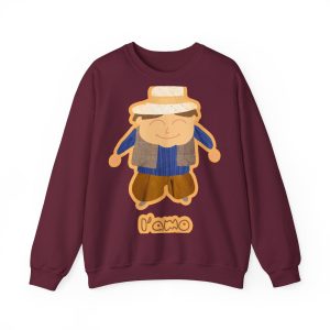Sudadera cuello redondo - Granate - Camiseta «L’amo» pages