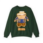 Sudadera cuello redondo - Verde bosque - Camiseta «L’amo» pages