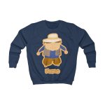 Sudadera infantil - Azul marino Oxford - Camiseta «L’amo» pages