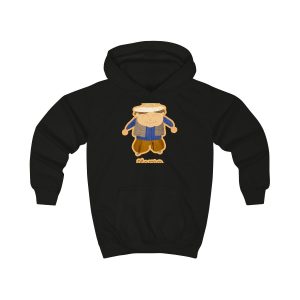 Sudadera con capucha infantil - Negro azabache - Camiseta «L’amo» pages