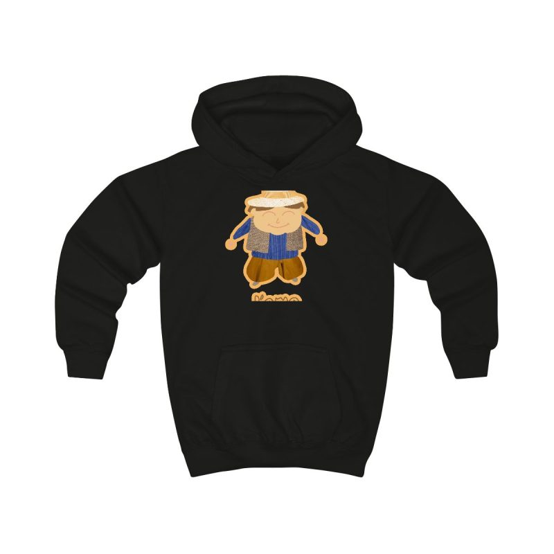 Sudadera con capucha infantil - Negro azabache - Camiseta «L’amo» pages Sudadera con capucha infantil - Negro azabache - Camiseta «L’amo» pages
