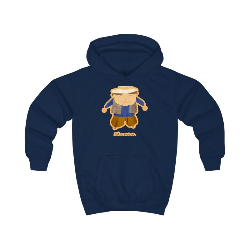 Sudadera con capucha infantil - Azul marino Oxford - Camiseta «L’amo» pages
