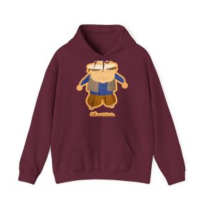 Sudadera con capucha - Granate - Camiseta «L’amo» pages