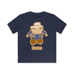 Camiseta infantil Softstyle - Azul marino - Camiseta «L’amo» pages