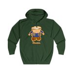 Sudadera con capucha y cremallera - Verde botella - Camiseta «L’amo» pages Sudadera con capucha y cremallera - Verde botella - Camiseta «L’amo» pages