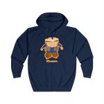 Sudadera con capucha y cremallera - Azul marino Oxford - Camiseta «L’amo» pages Sudadera con capucha y cremallera - Azul marino Oxford - Camiseta «L’amo» pages