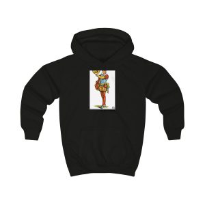 Sudadera con capucha infantil - Negro azabache - Camiseta «Sa Madona» Truc