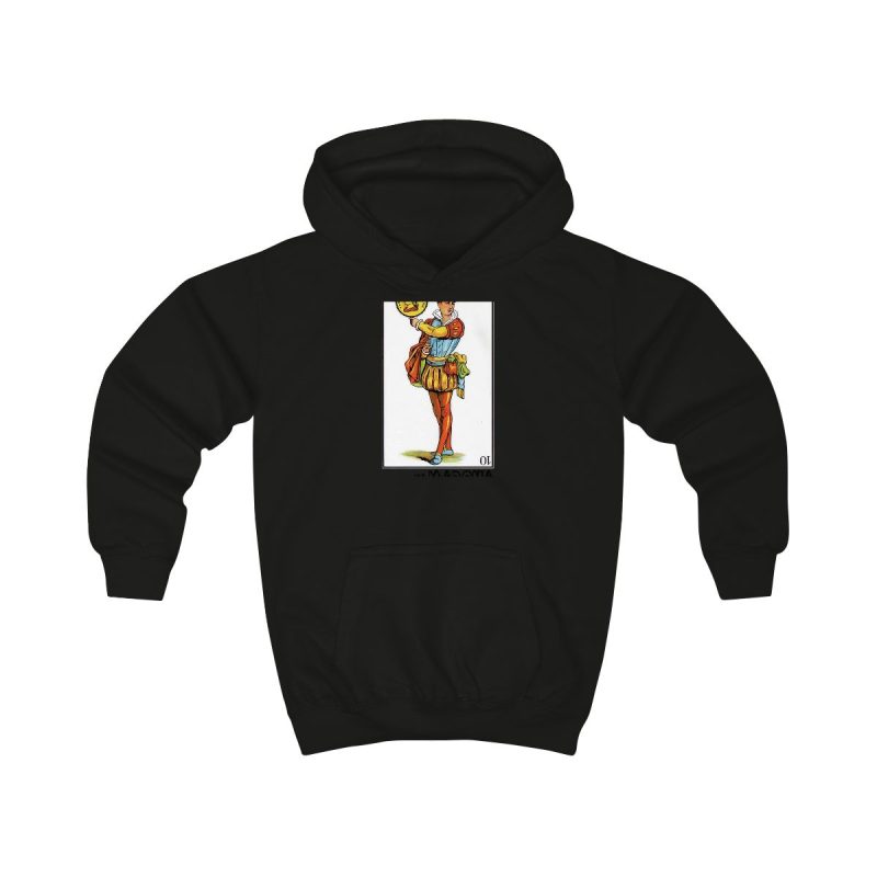 Sudadera con capucha infantil - Negro azabache - Camiseta «Sa Madona» Truc Sudadera con capucha infantil - Negro azabache - Camiseta «Sa Madona» Truc