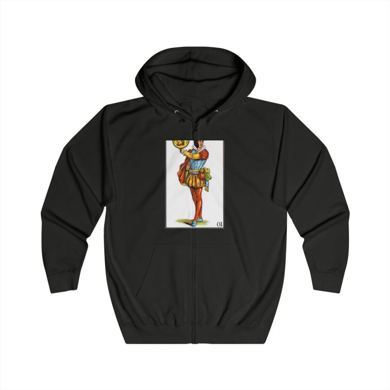 Sudadera con capucha y cremallera - Negro azabache - Camiseta «Sa Madona» Truc Sudadera con capucha y cremallera - Negro azabache - Camiseta «Sa Madona» Truc