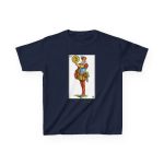 Camiseta infantil algodon grueso - Azul marino - Camiseta «Sa Madona» Truc