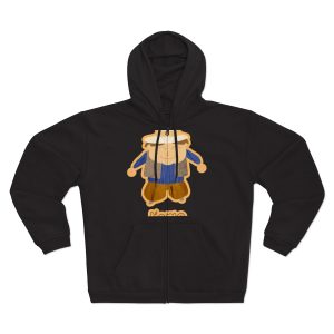 Sudadera capucha con cremallera premium - Negro - Camiseta «L’amo» pages