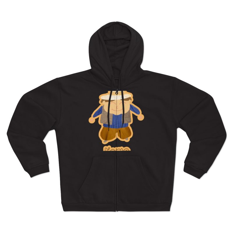 Sudadera capucha con cremallera premium - Negro - Camiseta «L’amo» pages Sudadera capucha con cremallera premium - Negro - Camiseta «L’amo» pages