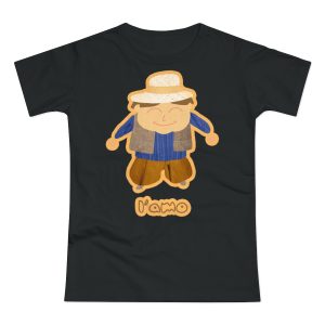 Camiseta mujer punto liso - Negro - Camiseta «L’amo» pages