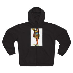 Sudadera capucha con cremallera premium - Negro - Camiseta «Sa Madona» Truc