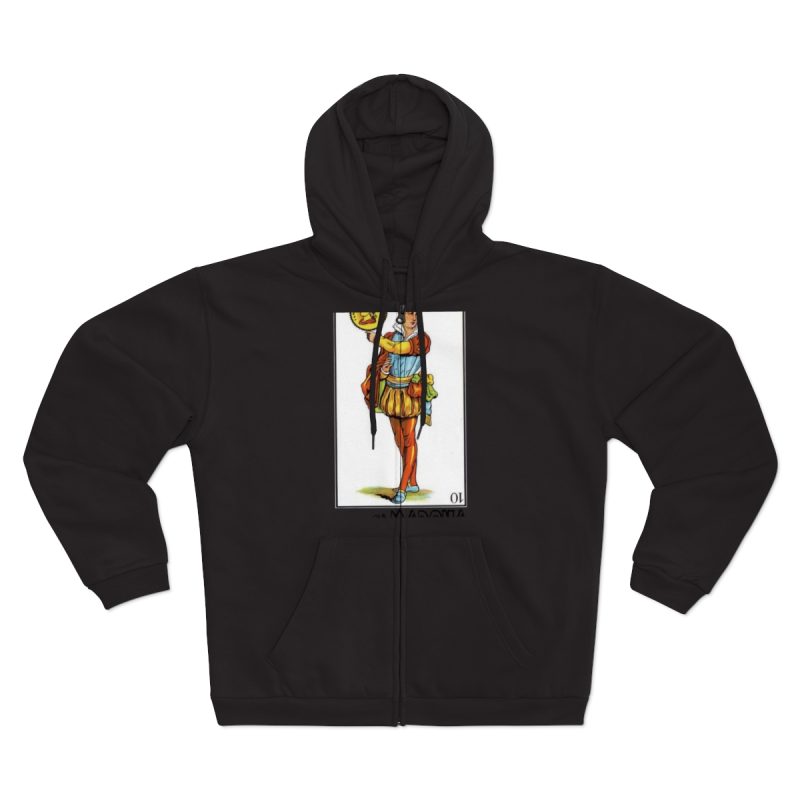 Sudadera capucha con cremallera premium - Negro - Camiseta «Sa Madona» Truc Sudadera capucha con cremallera premium - Negro - Camiseta «Sa Madona» Truc