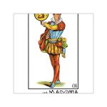 Pegatinas de vinilo cuadradas - Camiseta «Sa Madona» Truc